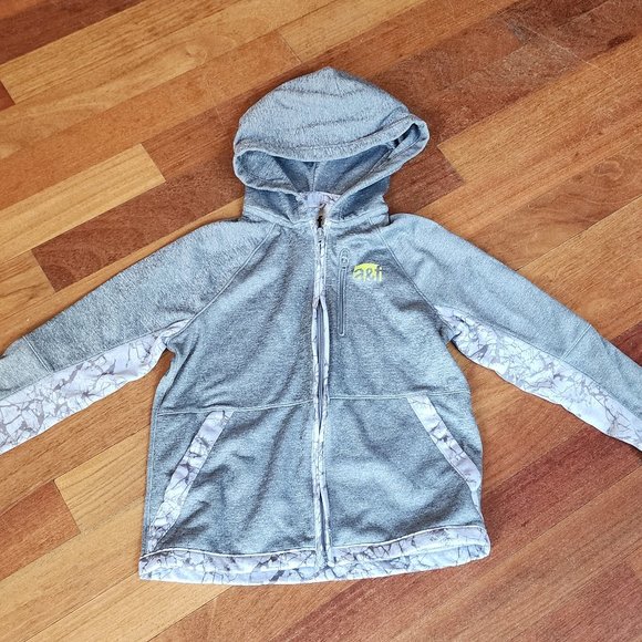 Abercrombie Kids Gray Zip-Up Hoodie Size 11/12 - Picture 4 of 14